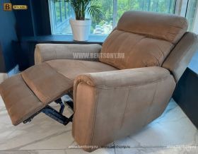 Кресло Каминаро с реклайнером, ткань официальный сайт цены
